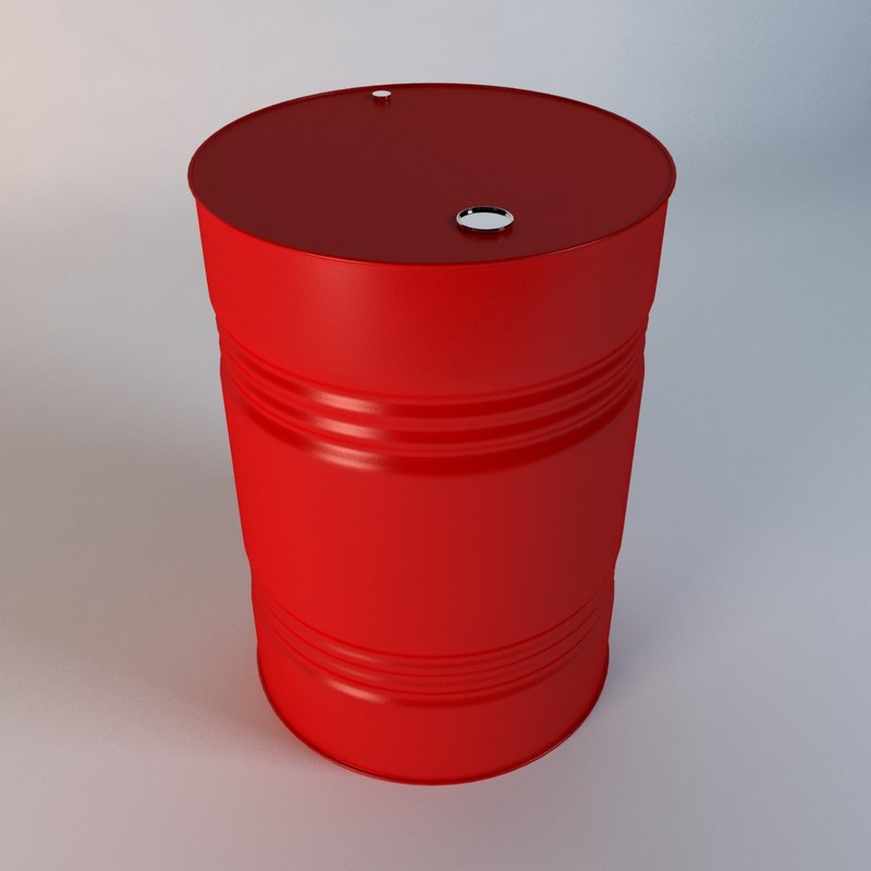 oil barrels 3d model