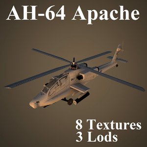 3d ah-64 apache