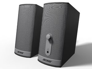speakers 3d model