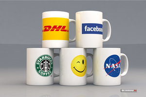coffee mugs 3d max
