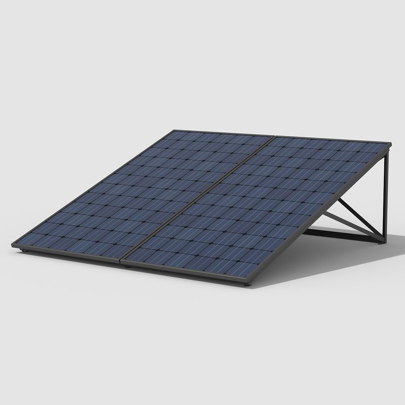 3d model solar panels