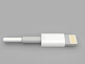 3d apple lightning cable