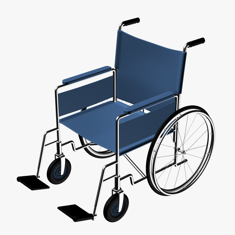 wheel chair wheelchair 3d model