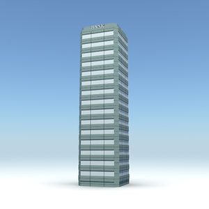 skyscraper 10 day night 3d model