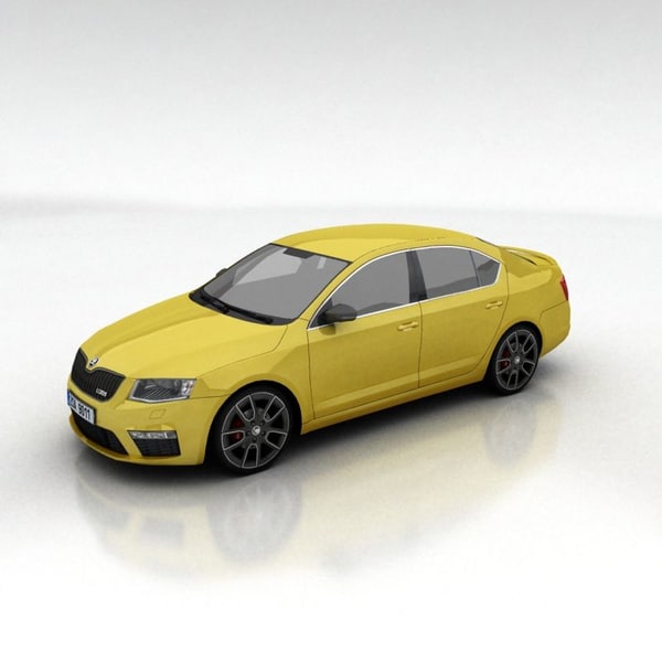 Skoda octavia 3d model