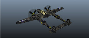 3d aircraft model