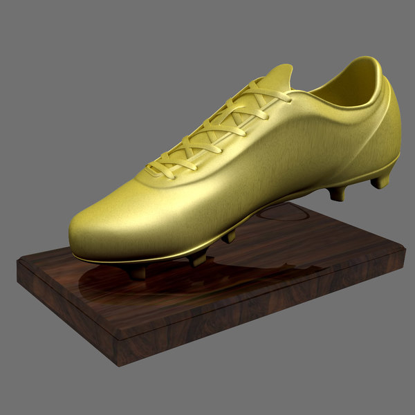 golden soccer shoes