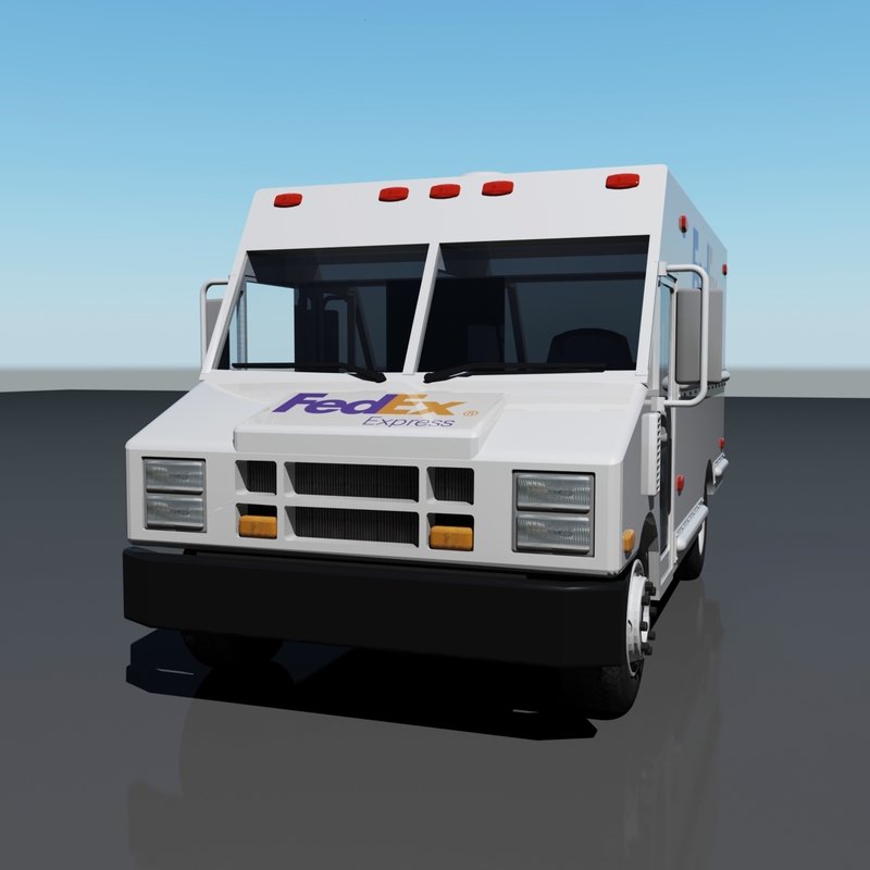 s fedex delivery truck