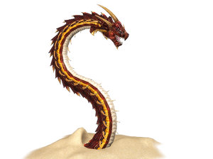 3dsmax dragon worm