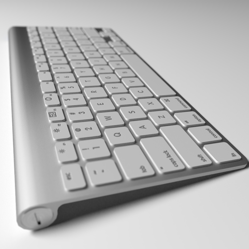 3d model keyboard blender cycles