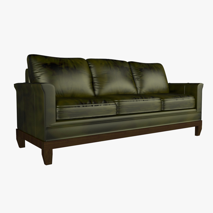 max leather modern stickley sofa