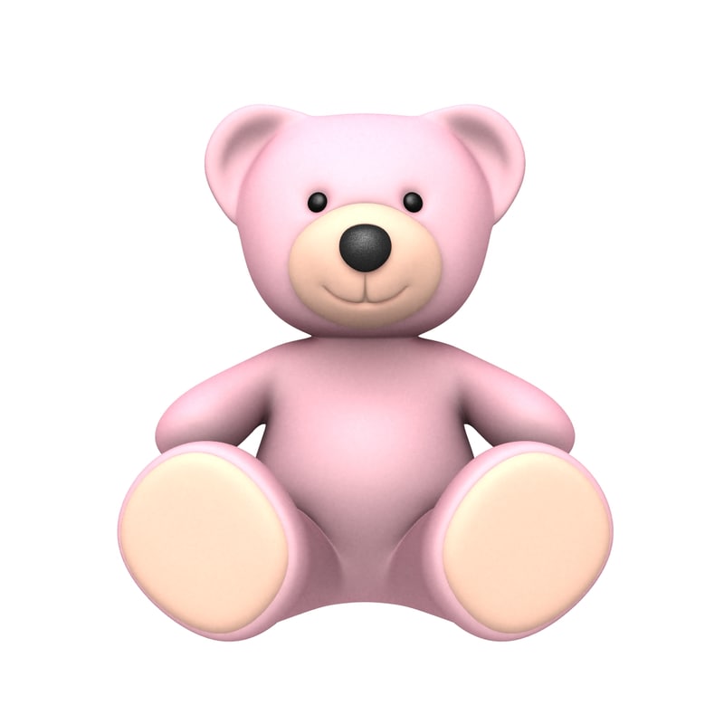 3d teddy bear stickers