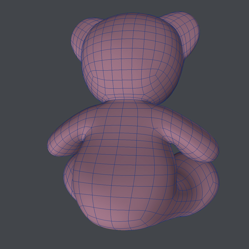 oasis teddy bear 3d