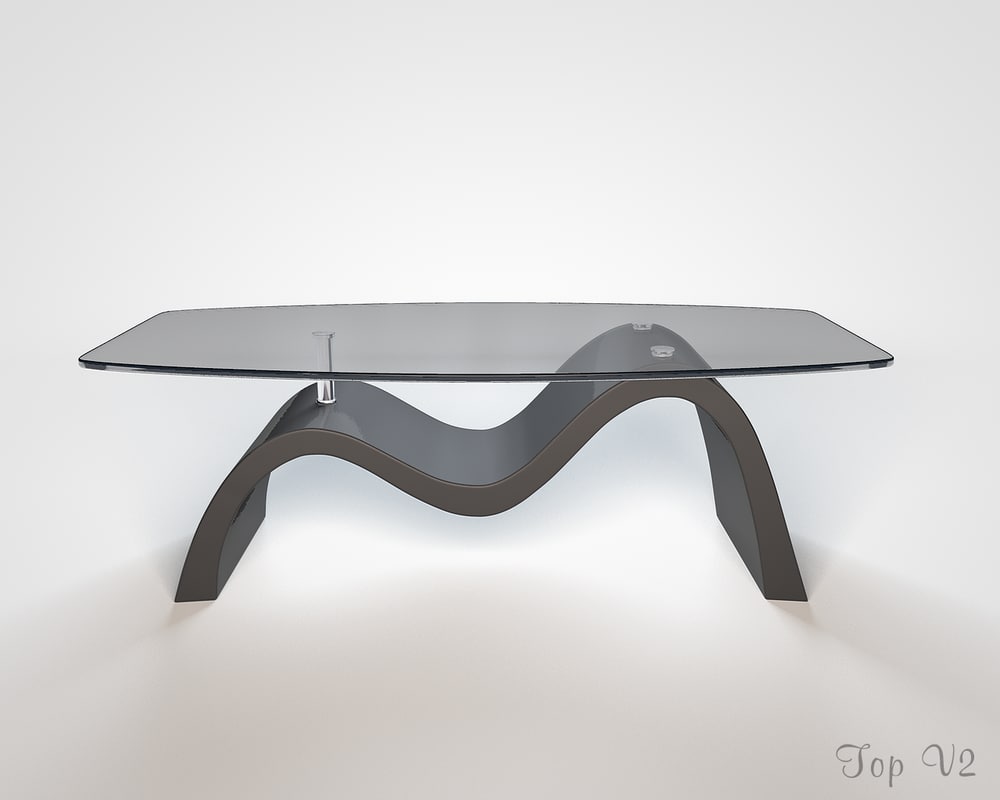3d Model Wave Coffee Table