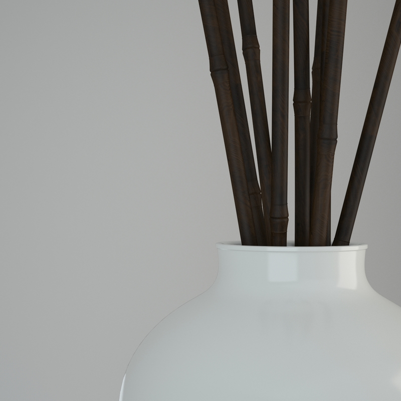 max vase bamboo sticks