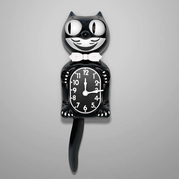 Modele 3d De Kit Horloge Chat Turbosquid