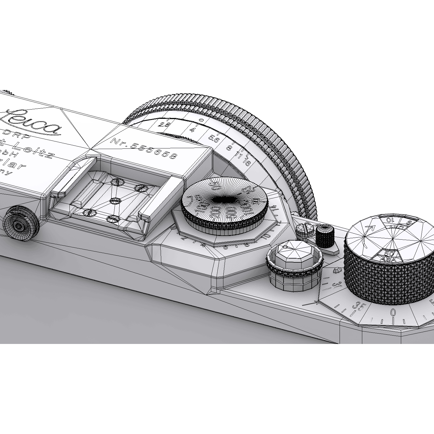 3d Leica Iiif Cameras Model