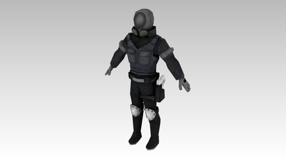 3d model marine