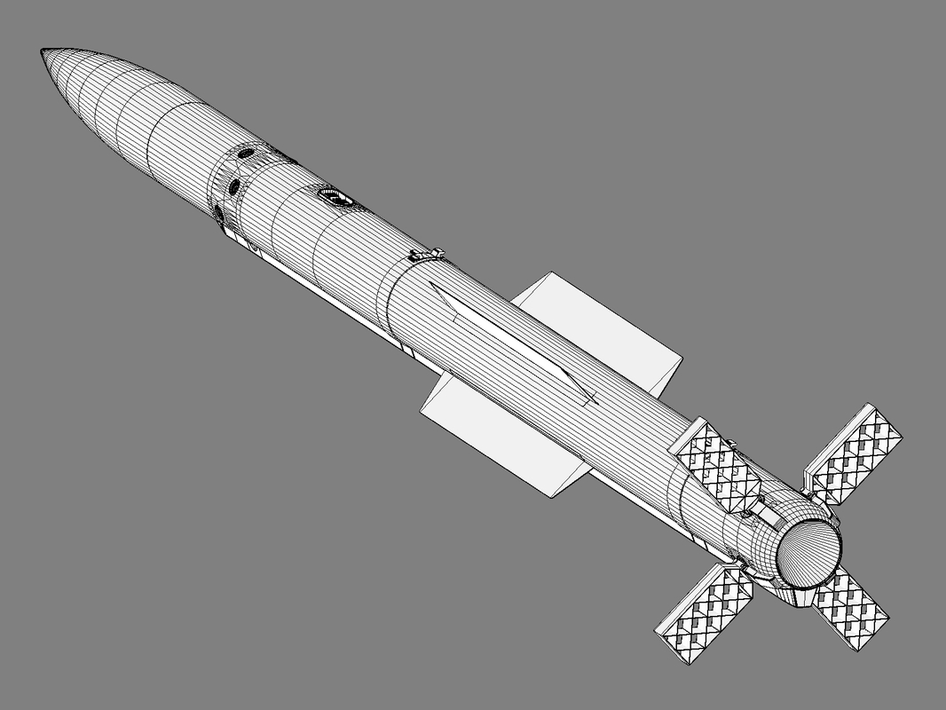 rvv-sd missile 3d model