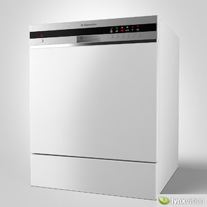3d model electrolux dishwasher
