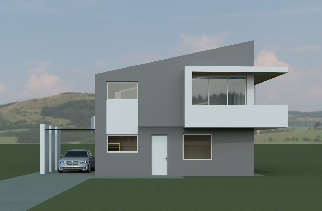  modern house  3d model