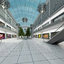 3d model of shopping center exterior interior