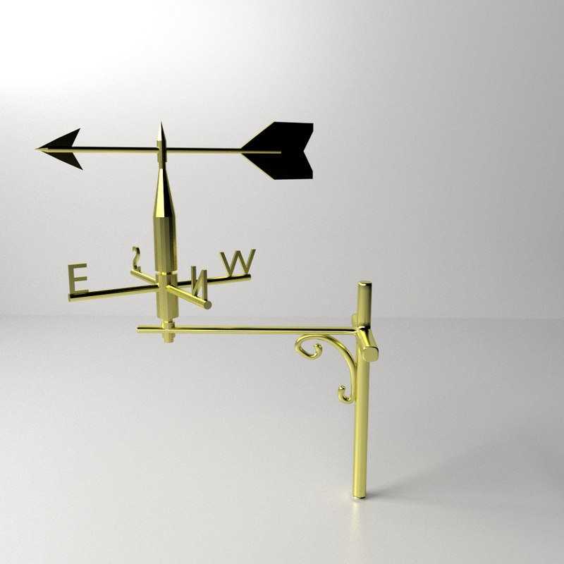 weather vane 3d model