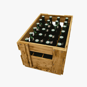 maya wood beer crate