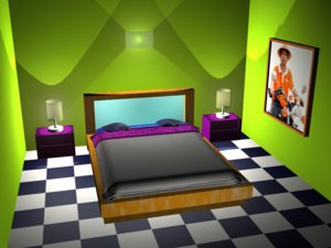 Free 3d Bedroom Models Turbosquid