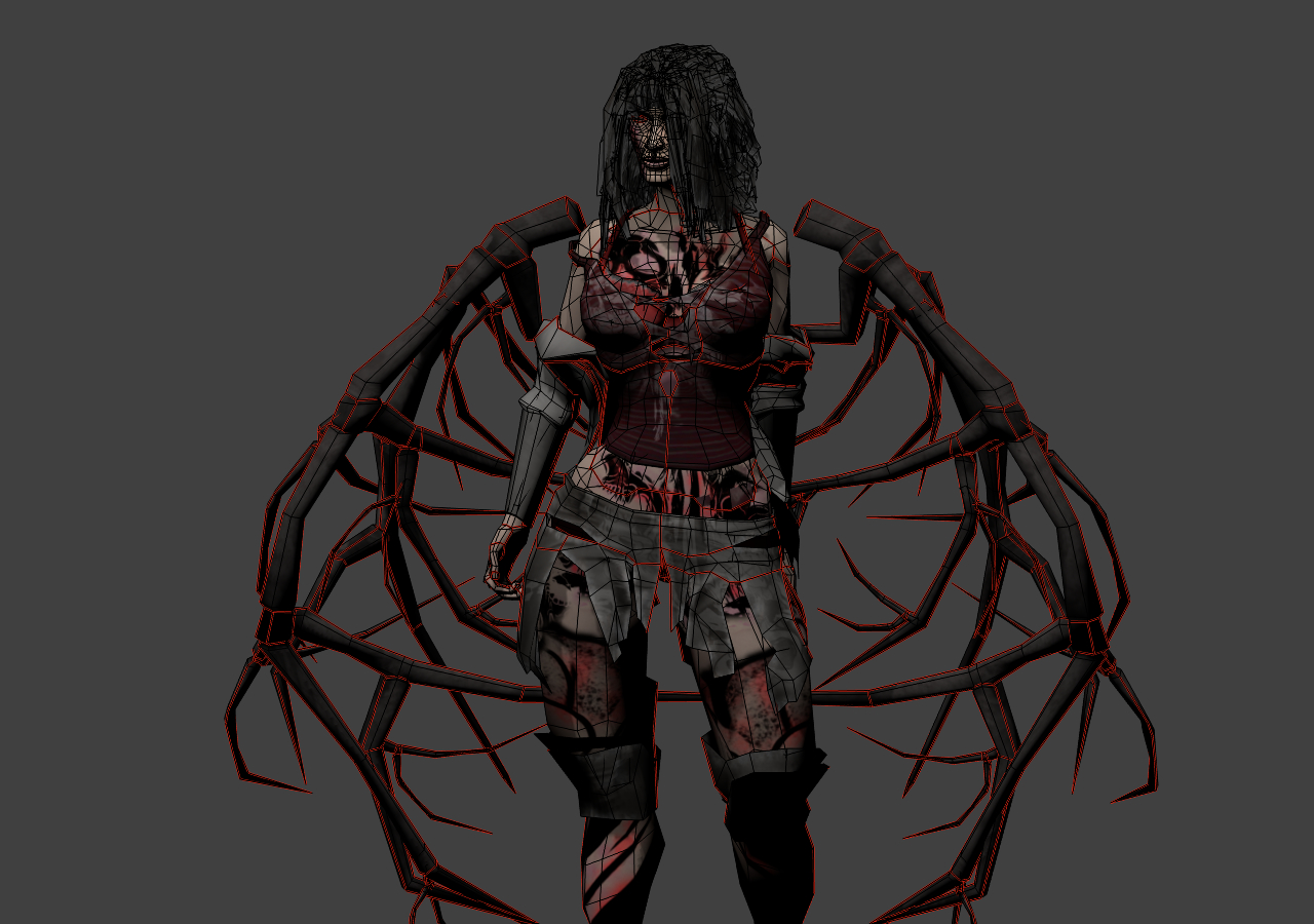 恶魔女孩3d模型