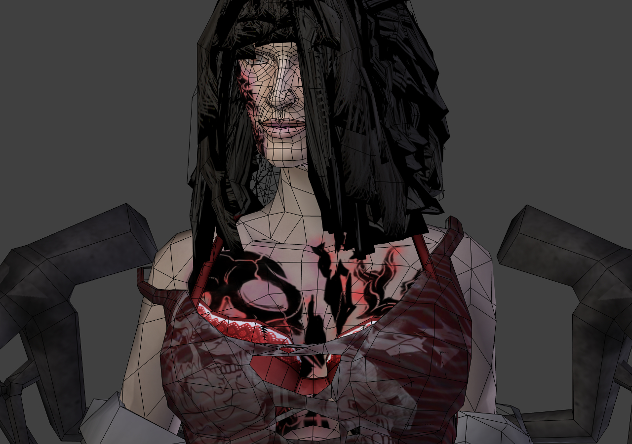 恶魔女孩3d模型