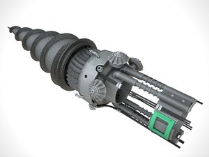 big drill 3d model