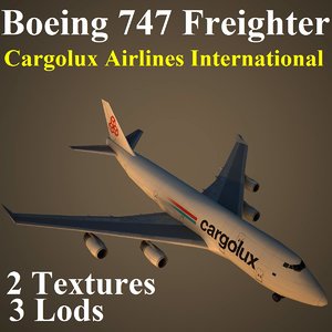 3d boeing 747 clx aircraft