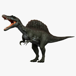 3dsmax spinosaurus prehistoric modelled