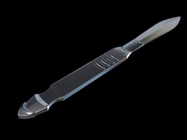 医療用メス3dモデル Turbosquid