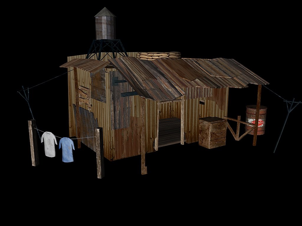 c4d-shanty-shack