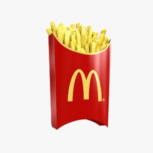 3d french fries