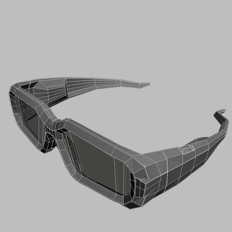 3d model nvidia vision glasses