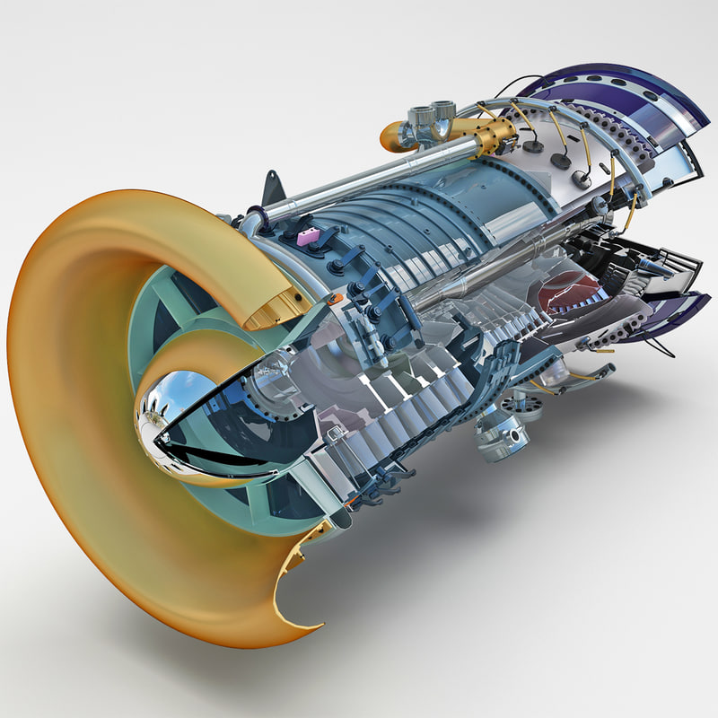 model jet turbine