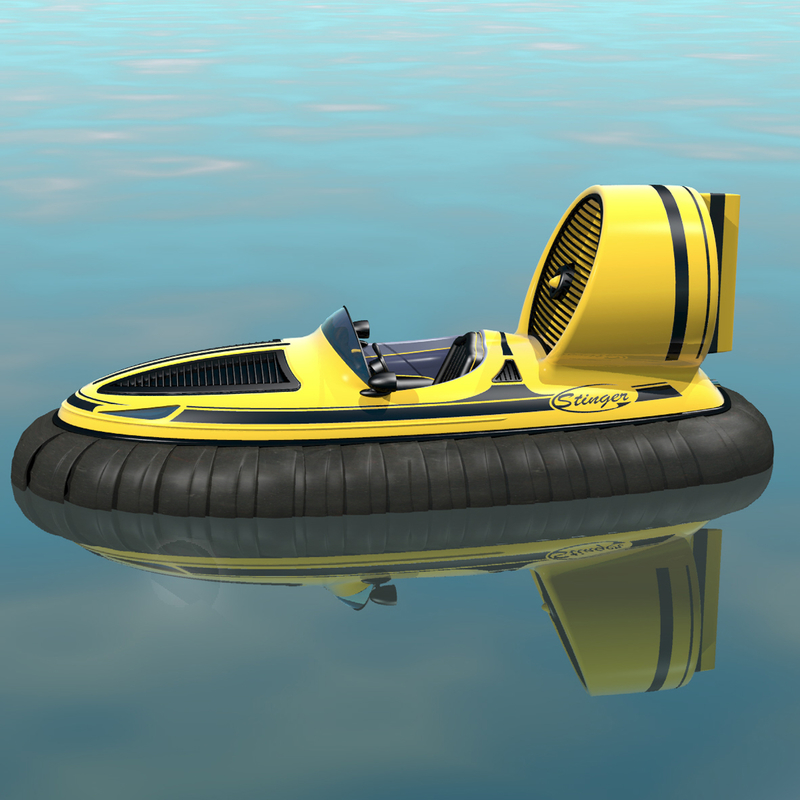 3ds max hovercraft watercraft