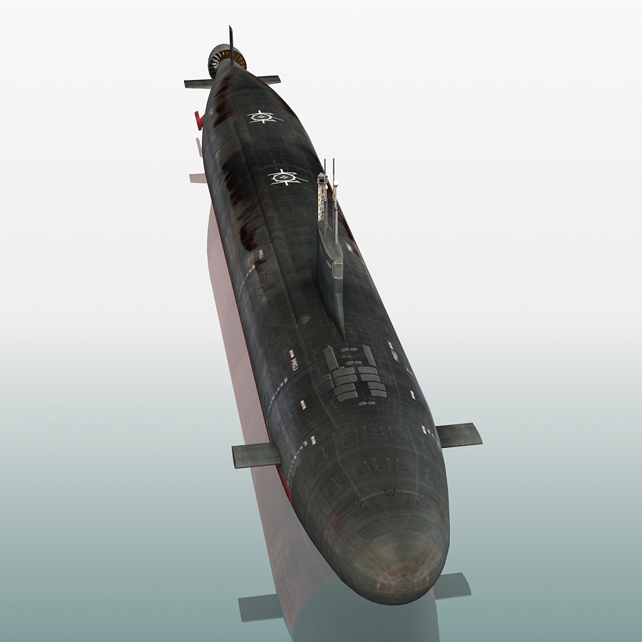 uss seawolf ssn-21 marine 3d model