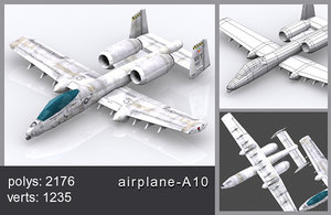 airplane air plane 3d max