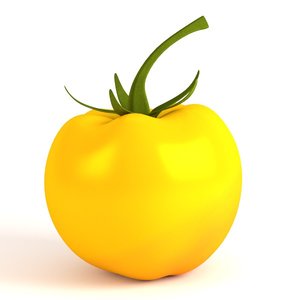 obj yellow tomato