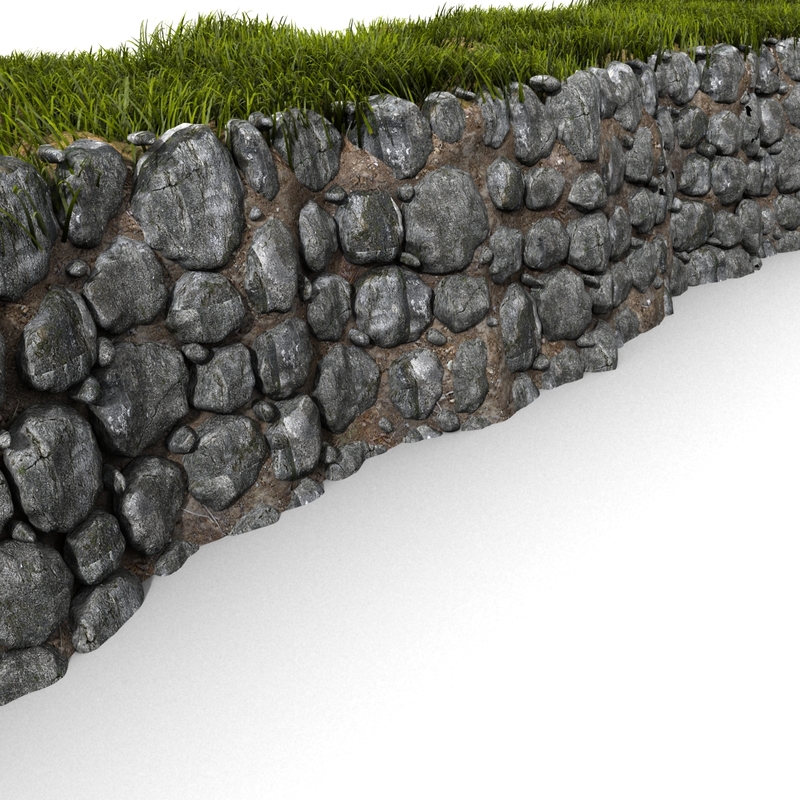 rock wall 3d max