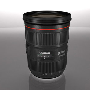 3ds max lens canon 24-70 8