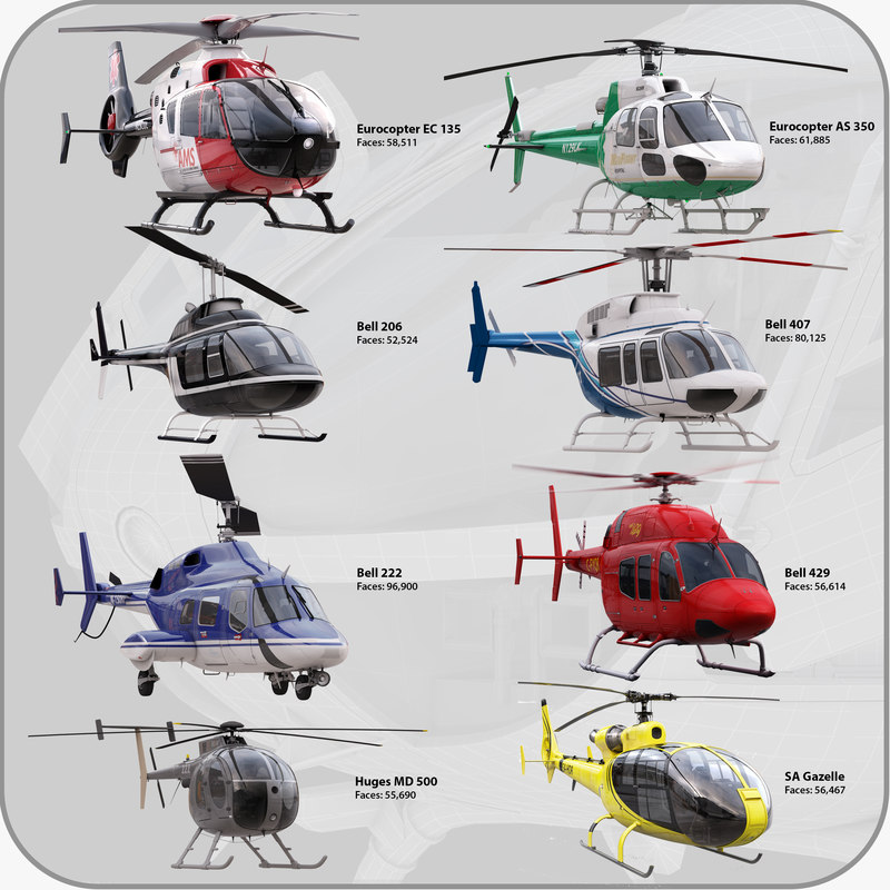 3d helicopters