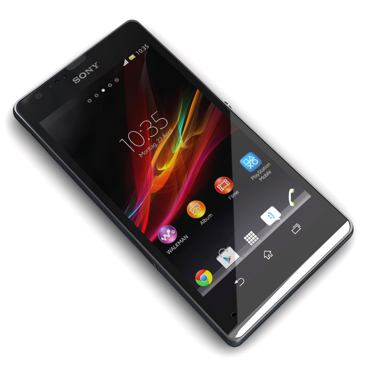 索尼xperia sp黑白红3d模型