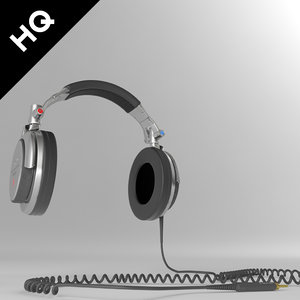 3d model headphones sony