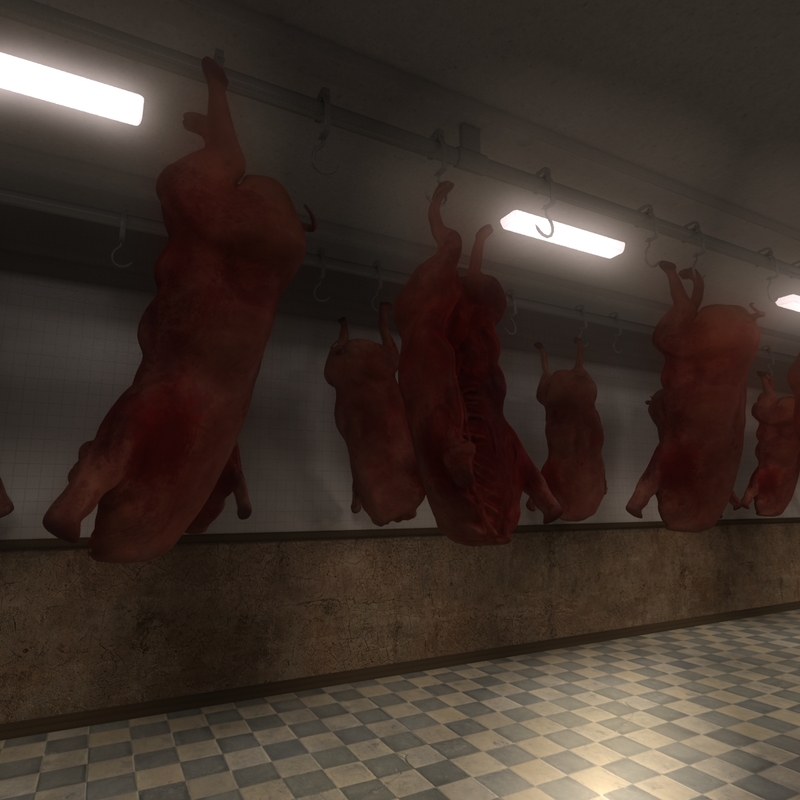 meat warehouse 3d model