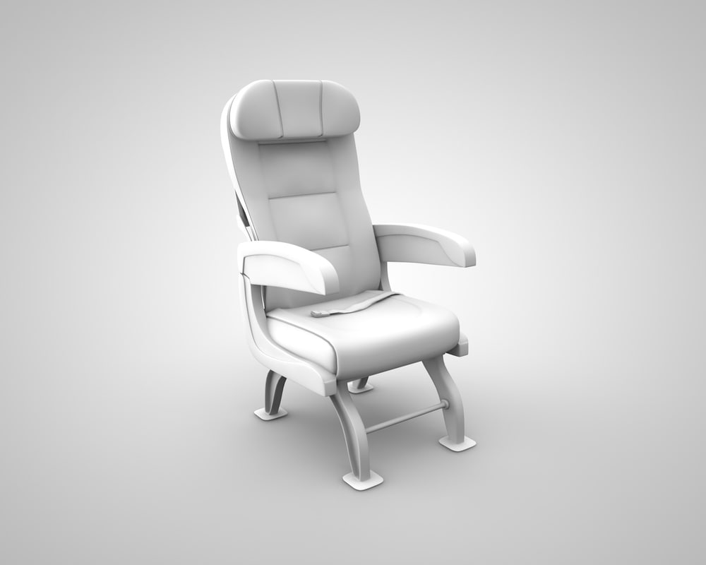 3d aircraft seat model